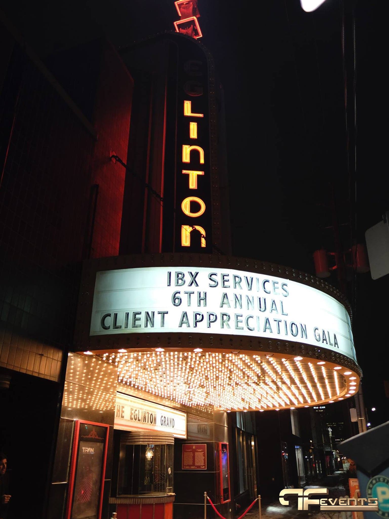 Event production by Future's Past Events at The Eglinton Grand, Eglinton Avenue West, Toronto